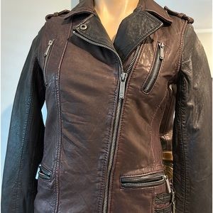 NWT Michael Kors PXS Moto Leather Jacket